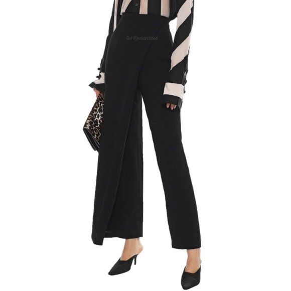 Black MaxMara Wrap Trousers